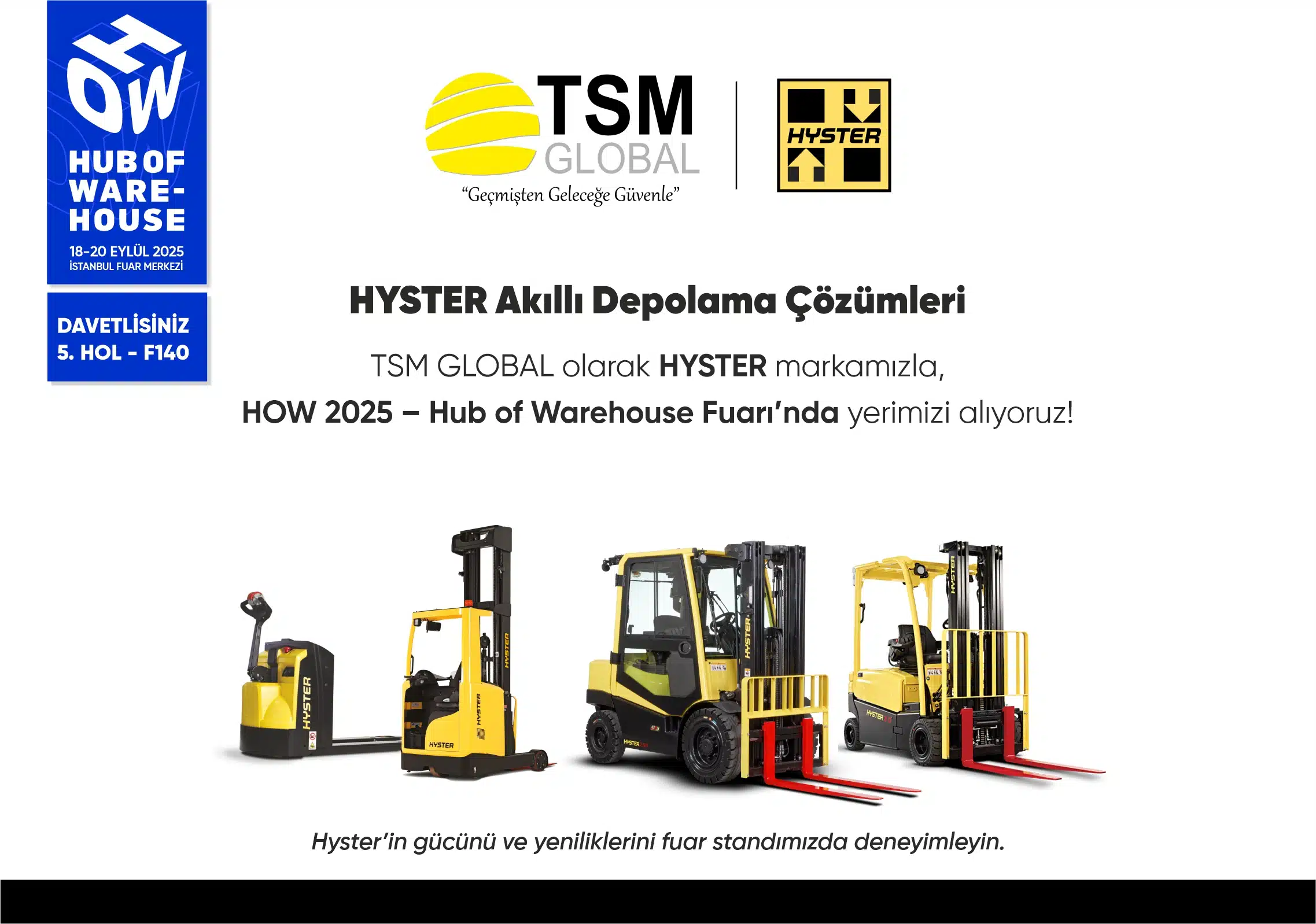 HOW 2025 – Hub of Warehouse Fuarı hyster duyuru